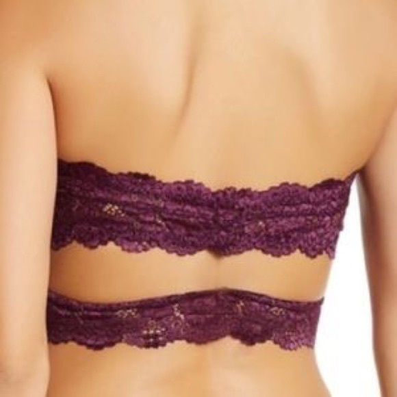 NWT Free People Deep In the Dark Lace Bandeau XS - Picture 3 of 5
